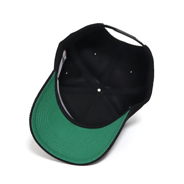 "NO" A-FRAME HAT (BLACK/RED)